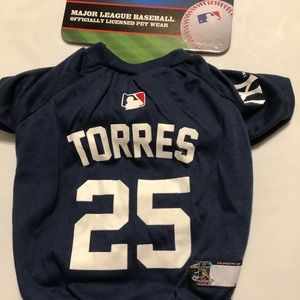 Gleyber Torres #25 Yankees MLBPA Dog Tee Shirt